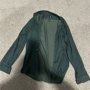 Men's Green Button-Up shirt
